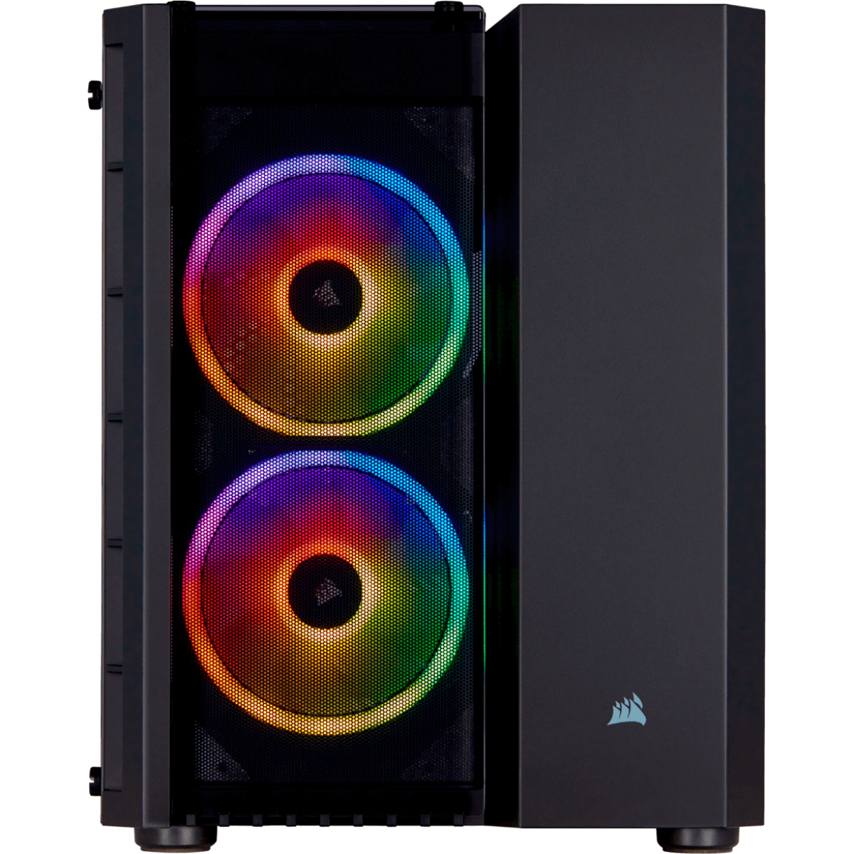 Gabinete Gamer Corsair Crystal 280x RGB, Mini Tower, Sem Fan, Vidro Temperado, Black, Sem Fonte, CC-9011135-WW