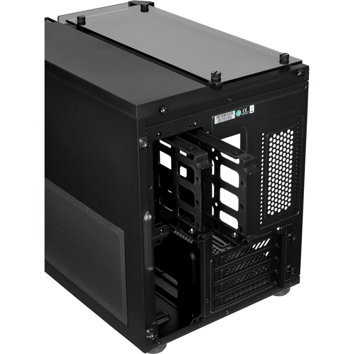 Gabinete Gamer Corsair Crystal 280x RGB, Mini Tower, Sem Fan, Vidro Temperado, Black, Sem Fonte, CC-9011135-WW