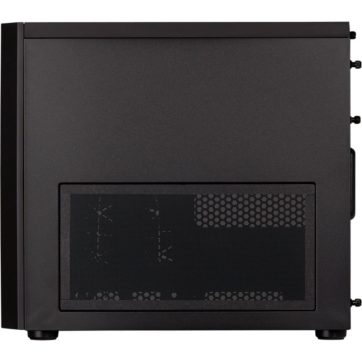 Gabinete Gamer Corsair Crystal 280x RGB, Mini Tower, Sem Fan, Vidro Temperado, Black, Sem Fonte, CC-9011135-WW