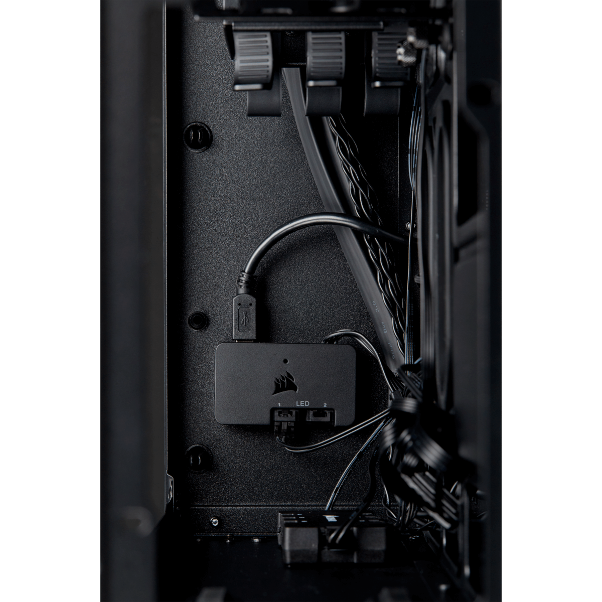 Gabinete Gamer Corsair Crystal 280x RGB, Mini Tower, Sem Fan, Vidro Temperado, Black, Sem Fonte, CC-9011135-WW