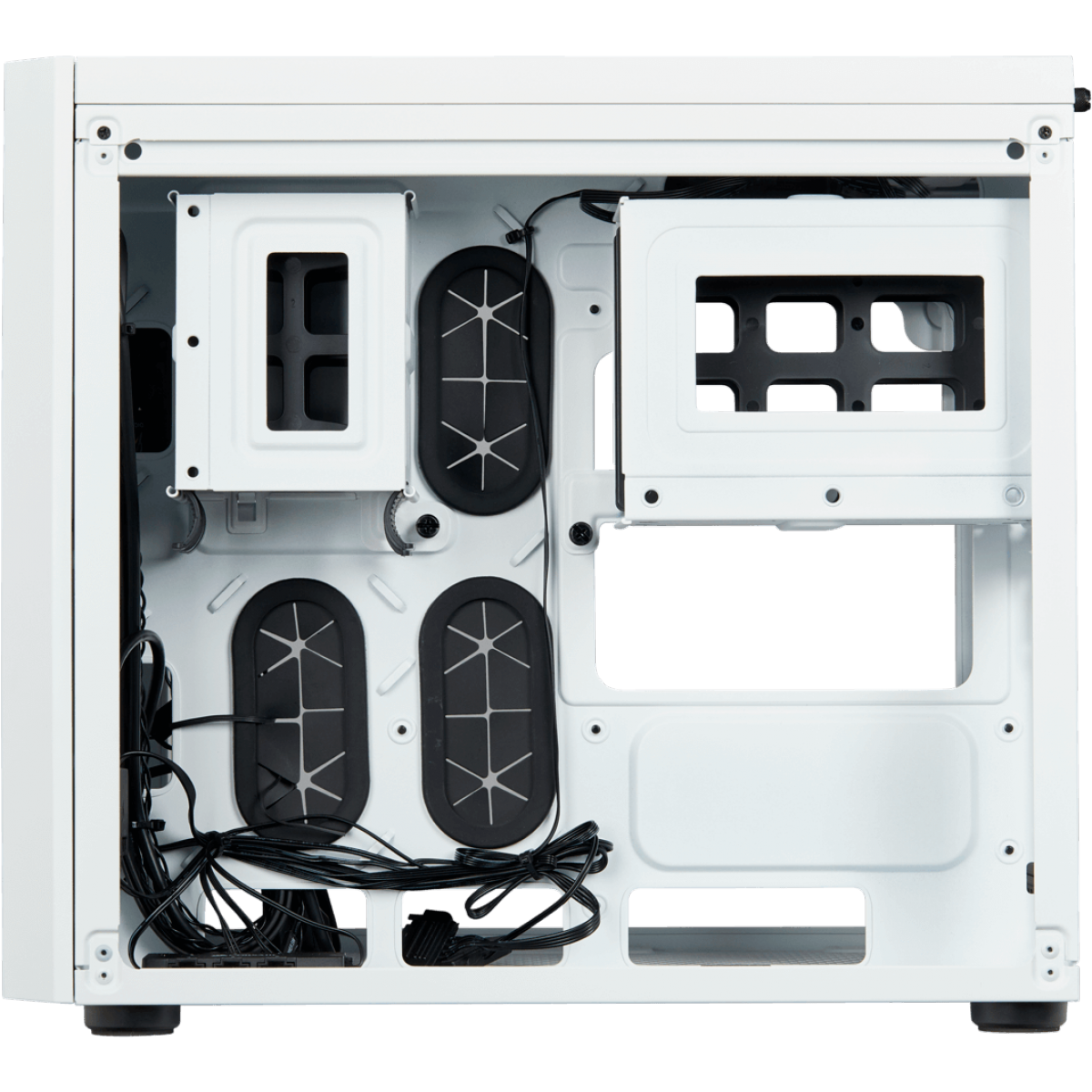 Gabinete Gamer Corsair Crystal 280x RGB, Mini Tower, Vidro Temperado, White, Sem Fonte, CC-9011137-WW