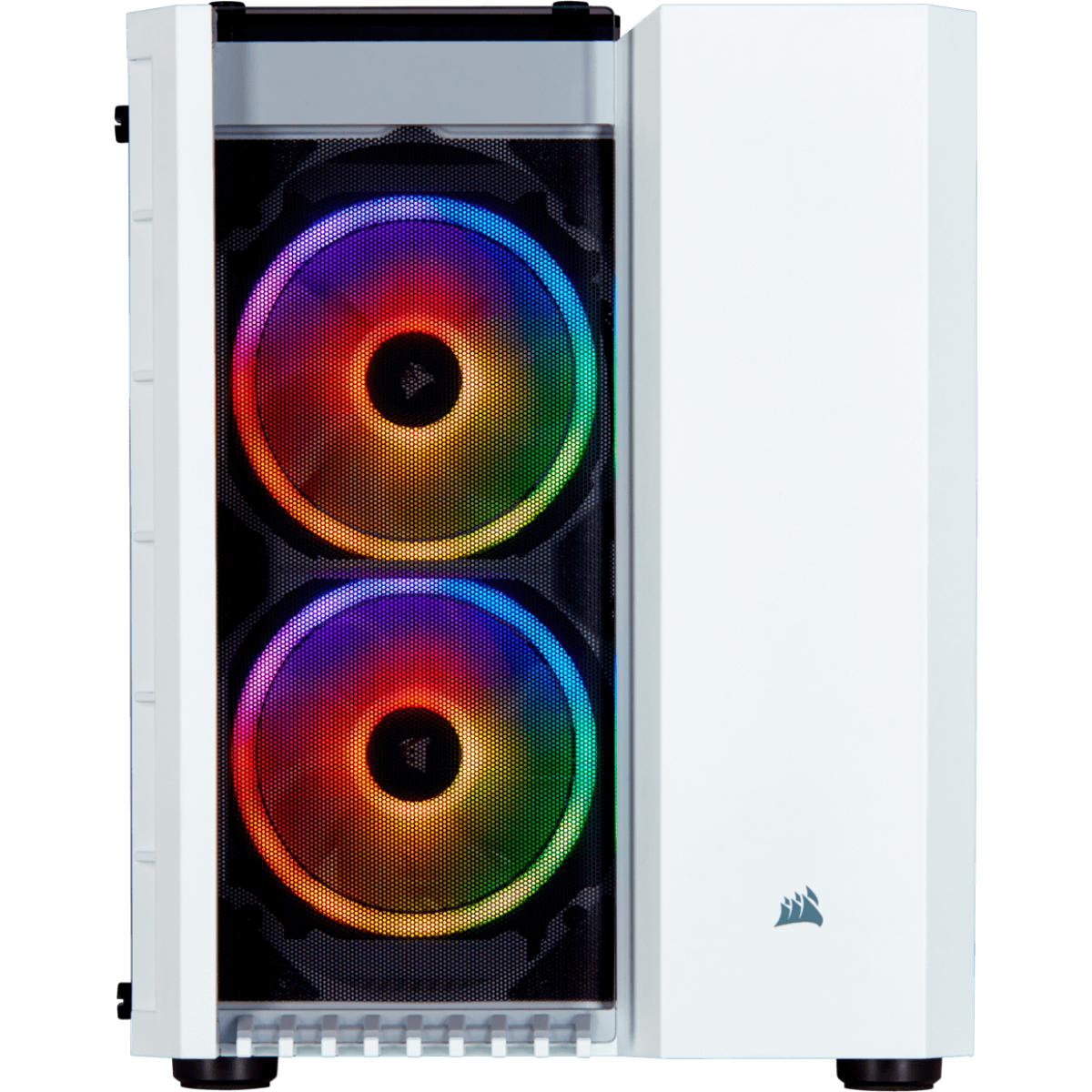 Gabinete Gamer Corsair Crystal 280x RGB, Mini Tower, Vidro Temperado, White, Sem Fonte, CC-9011137-WW