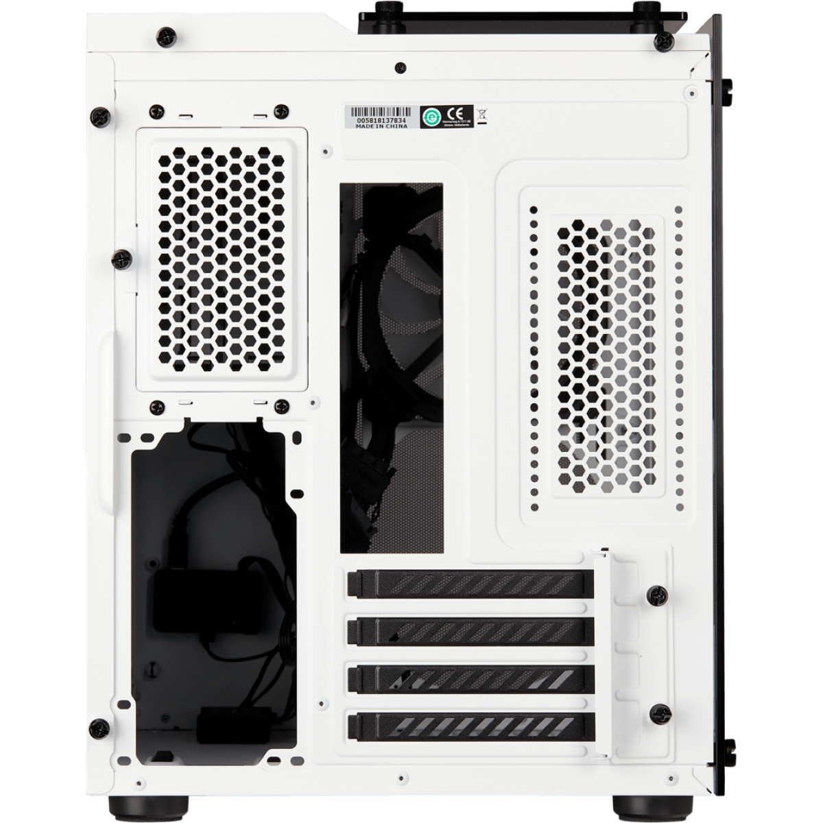 Gabinete Gamer Corsair Crystal 280x RGB, Mini Tower, Vidro Temperado, White, Sem Fonte, CC-9011137-WW