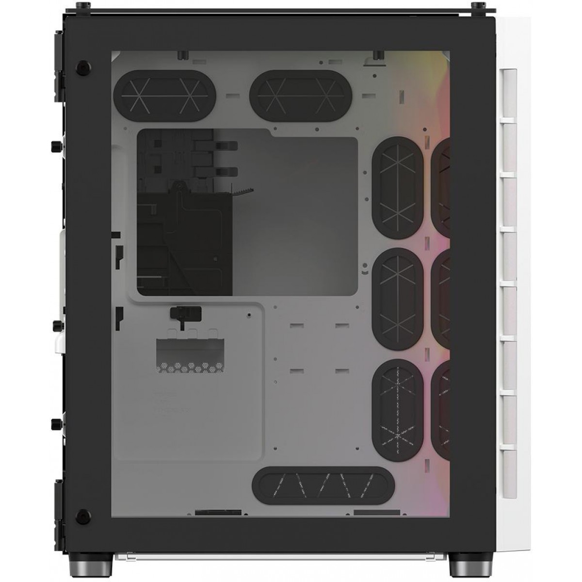 Gabinete Gamer Corsair Crystal 680x RGB, Full Tower, Vidro Temperado, White, Sem Fonte, Com 4 Fans, CC-9011169-WW