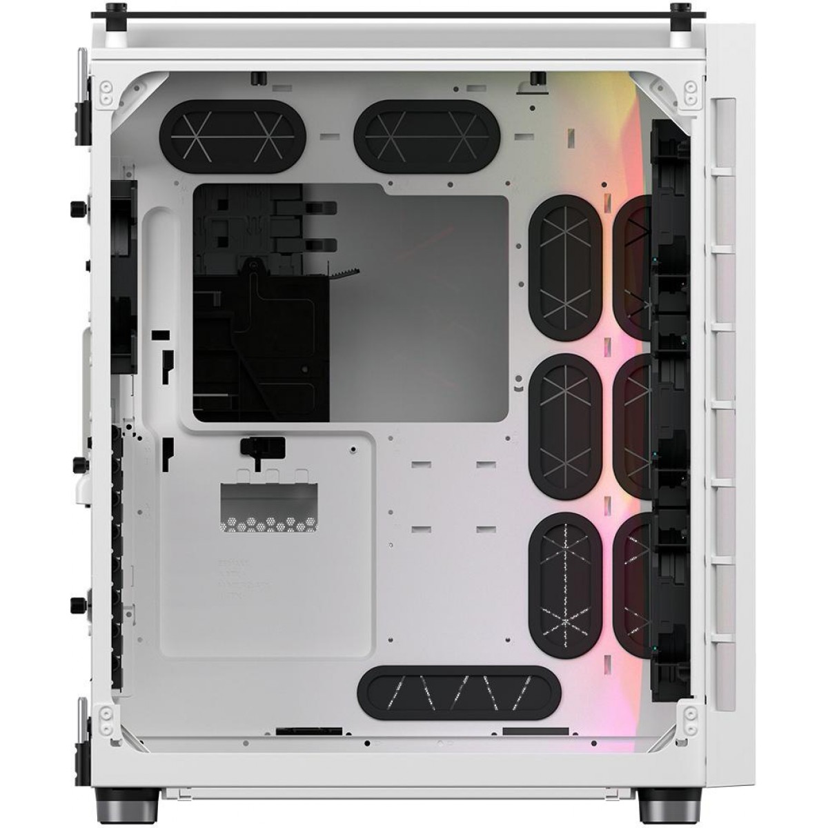 Gabinete Gamer Corsair Crystal 680x RGB, Full Tower, Vidro Temperado, White, Sem Fonte, Com 4 Fans, CC-9011169-WW