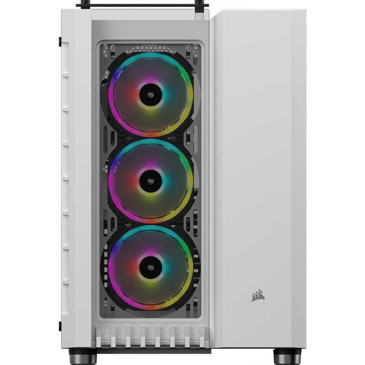 Gabinete Gamer Corsair Crystal 680x RGB, Full Tower, Vidro Temperado, White, Sem Fonte, Com 4 Fans, CC-9011169-WW