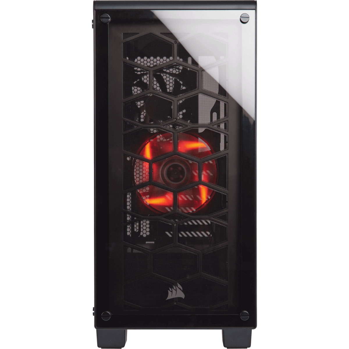 Gabinete Gamer Corsair Crystal 460X, Mid Tower, Com 2 Fans, Vidro Temperado, Black Sem Fonte, CC-9011099-WW