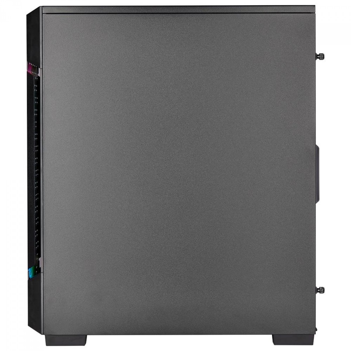 Gabinete Gamer Corsair, Icue 220T AirFlow, Mid Tower, Vidro Temperado, ATX, Black, CC-9011173-WW, Sem Fonte, Com 3 Fans