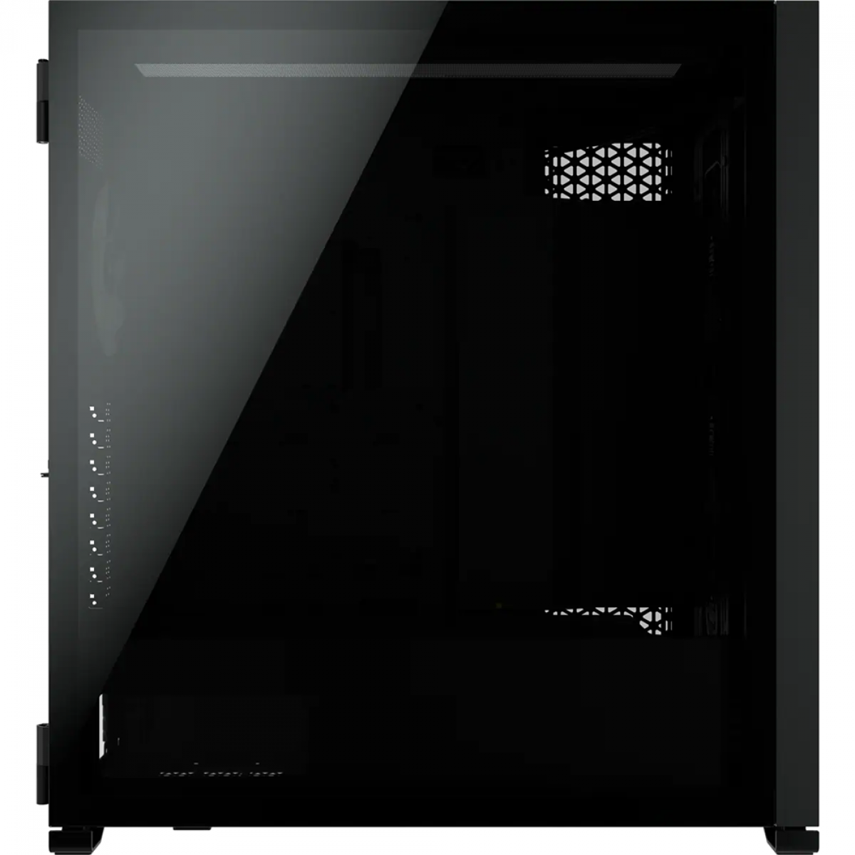 Gabinete Gamer Corsair iCUE 7000X RGB, Full Tower, Vidro Temperado, Black, ATX, Sem Fonte, Com 4 Fans, CC-9011226-WW