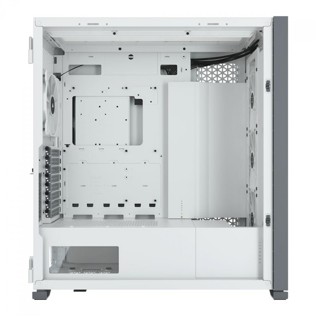 Gabinete Gamer Corsair iCUE 7000X RGB, Full Tower, Vidro Temperado, White, ATX, Sem Fonte, Com 4 Fans, CC-9011227-WW