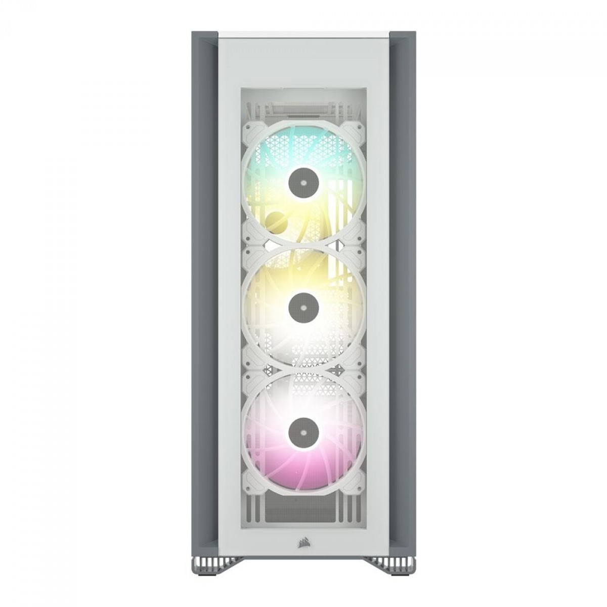 Gabinete Gamer Corsair iCUE 7000X RGB, Full Tower, Vidro Temperado, White, ATX, Sem Fonte, Com 4 Fans, CC-9011227-WW