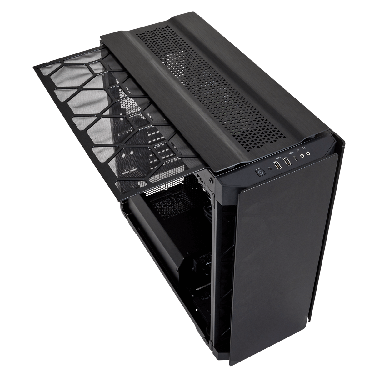 Gabinete Gamer Corsair Obsidian 500D RGB SE Premium, MidTower, Com 3 Fan, Vidro Temperado, Sem Fonte, CC-9011139-WW