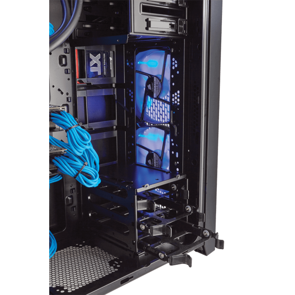 Gabinete Gamer Corsair Obsidian 750D Airflow Edition, Full Tower, Com 3 Fans, Black, Sem Fonte, CC-9011078-WW