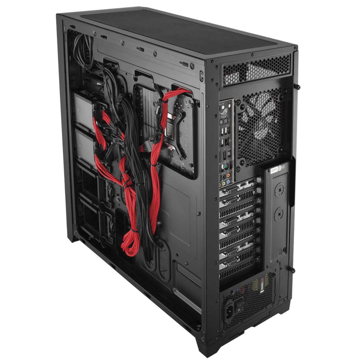 Gabinete Gamer Corsair Obsidian 750D, Full Tower, Com 3 Fan, Black, Sem Fonte, CC-9011035-WW