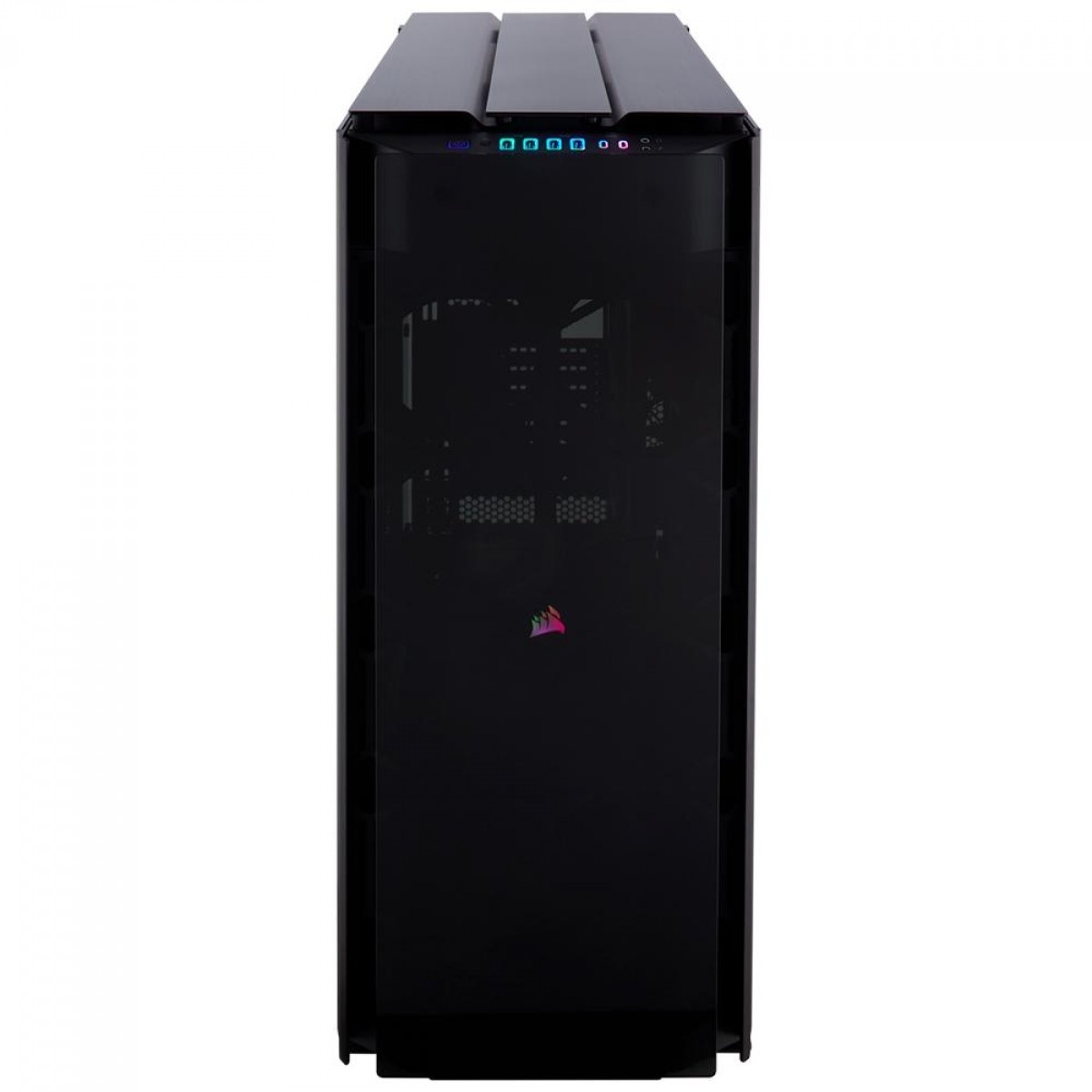 Gabinete Gamer Corsair Obsidian Series 1000D, RGB, Super Tower, Vidro temperado, Black, Sem Fonte, Sem Fan, CC-9011148-WW