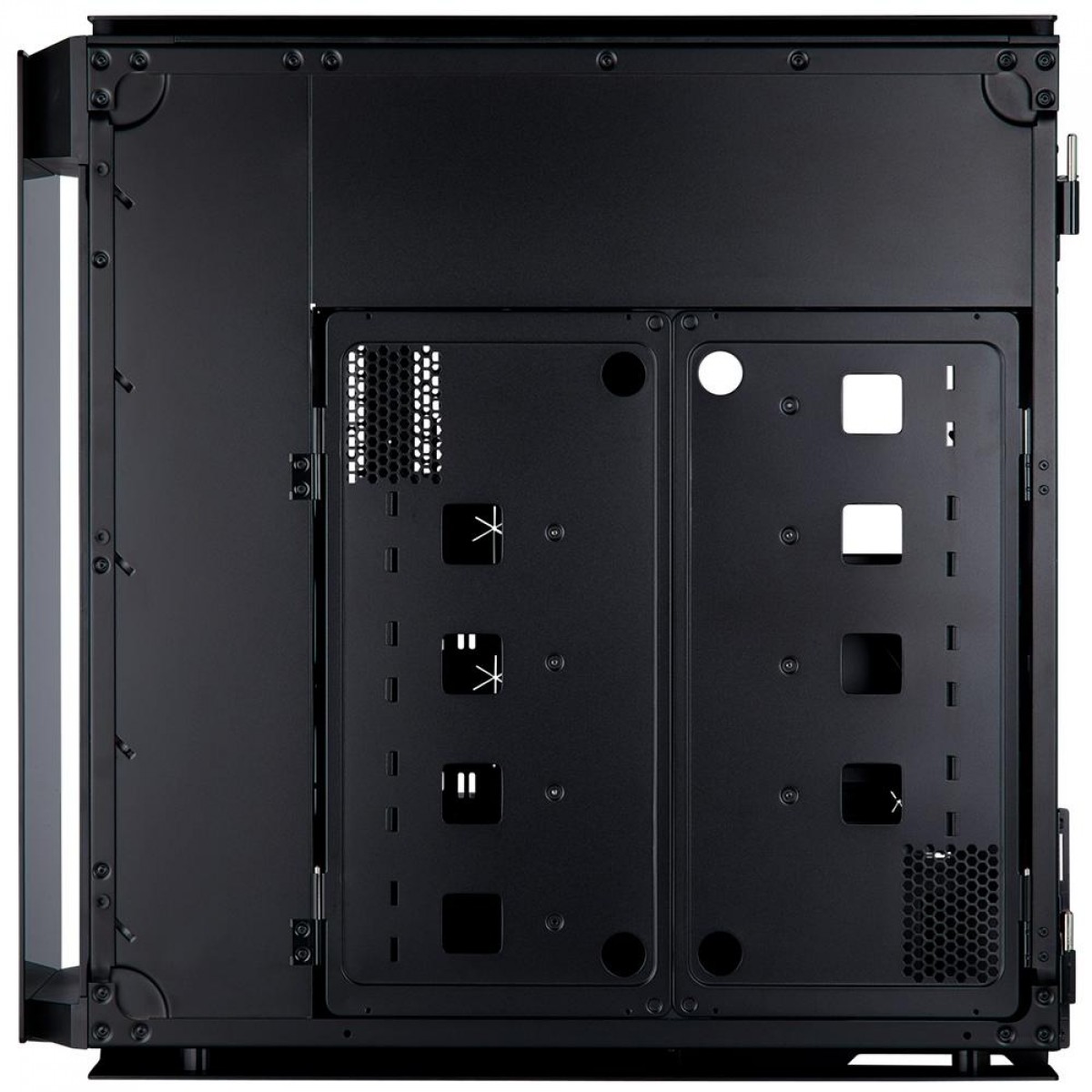 Gabinete Gamer Corsair Obsidian Series 1000D, RGB, Super Tower, Vidro temperado, Black, Sem Fonte, Sem Fan, CC-9011148-WW