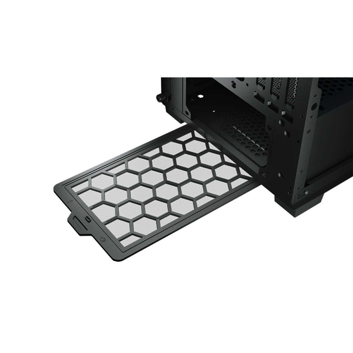 Gabinete Gamer Cougar Airface PRO RGB, Mid Tower, Vidro Temperado, E-ATX, Black, Sem Fonte, Com 4 Fans, 385AD10.0003