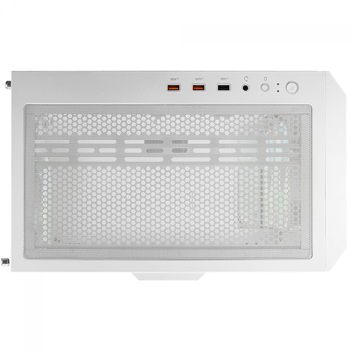 Gabinete Gamer Cougar Airface RGB White, Mid Tower, Vidro Temperado, ATX, Com 3 Fans, Branco, 385ZD10.0005
