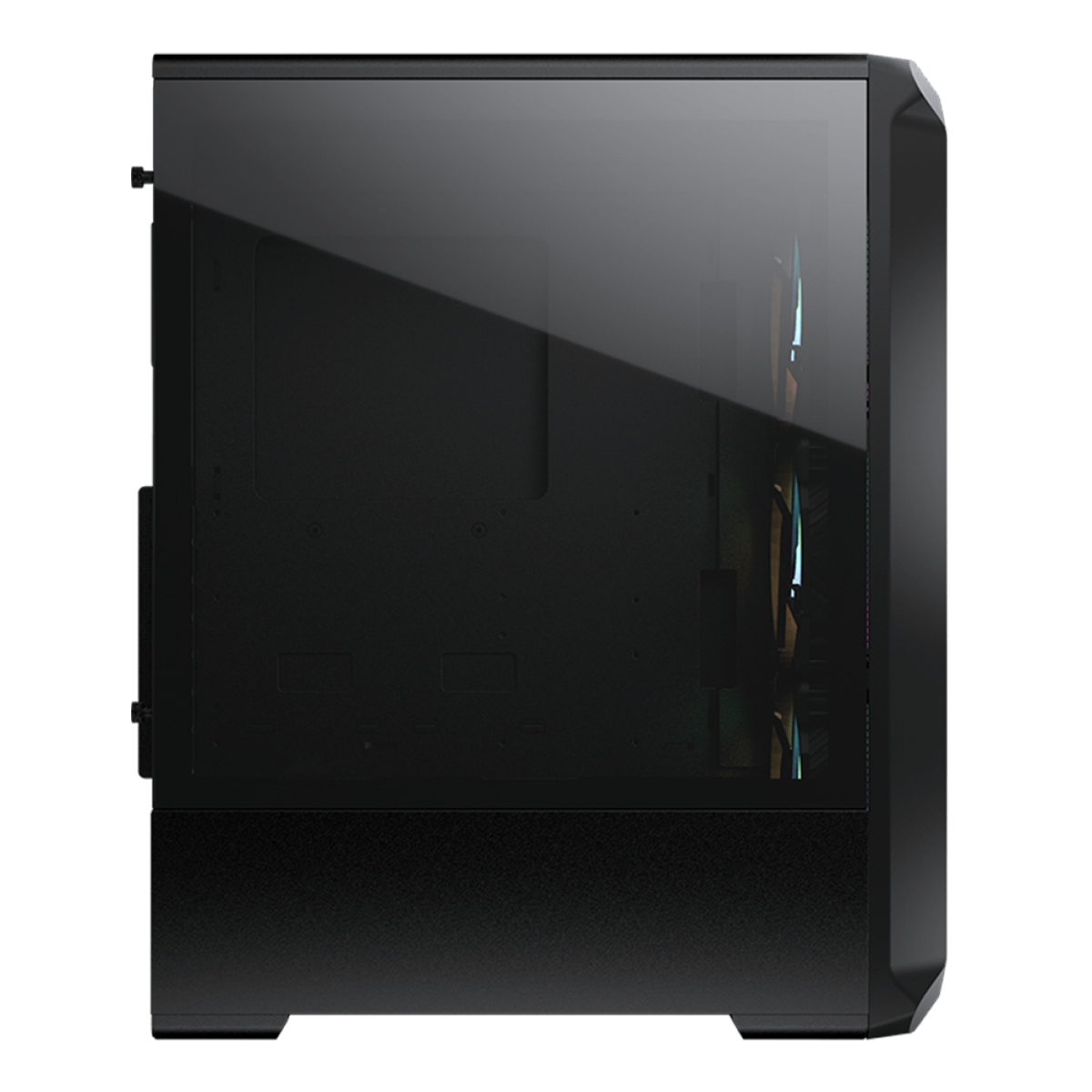 Gabinete Gamer Cougar Archon 2 Mesh RGB, Mid Tower, Vidro Temperado, ATX, Black, Sem Fonte, Com 3 Fans, 385CC50.0001  