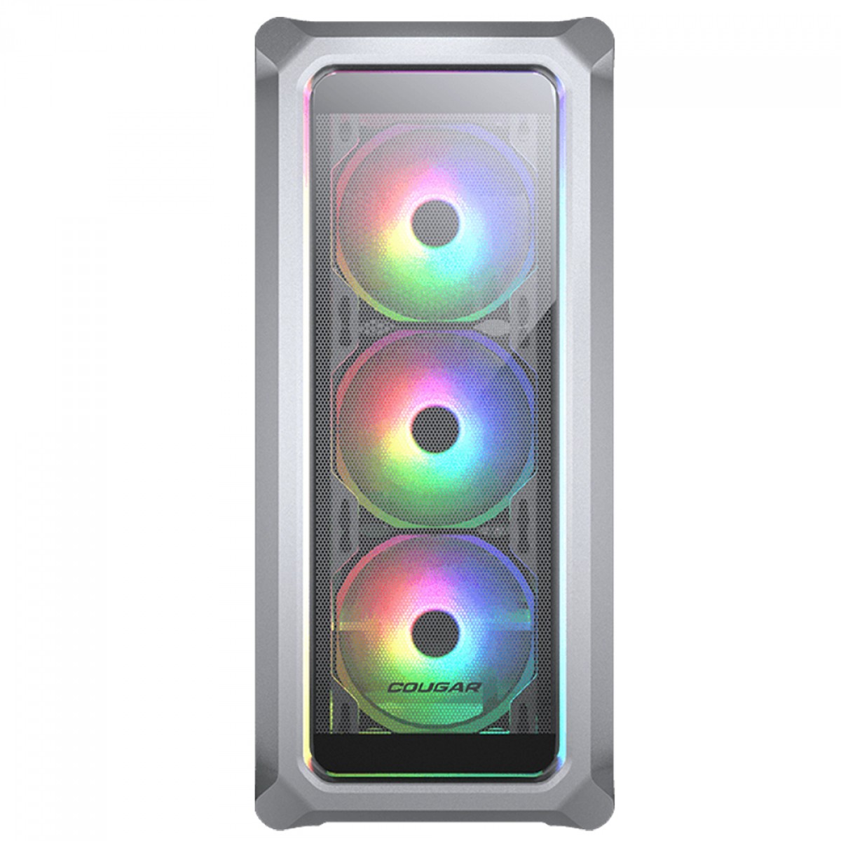 Gabinete Gamer Cougar Archon 2 RGB, Mid Tower, Vidro Temperado, ATX, White, Sem Fonte, Com 3 Fans, 385CC50.0004  