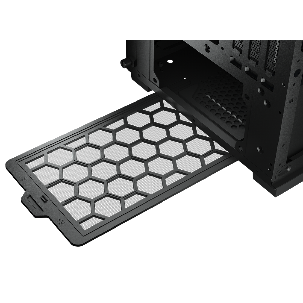 Gabinete Gamer Cougar Duoface PRO RGB, Mid Tower, Vidro Temperado, E-ATX, Black, Sem Fonte, Com 4 Fans, 385AD10.0001