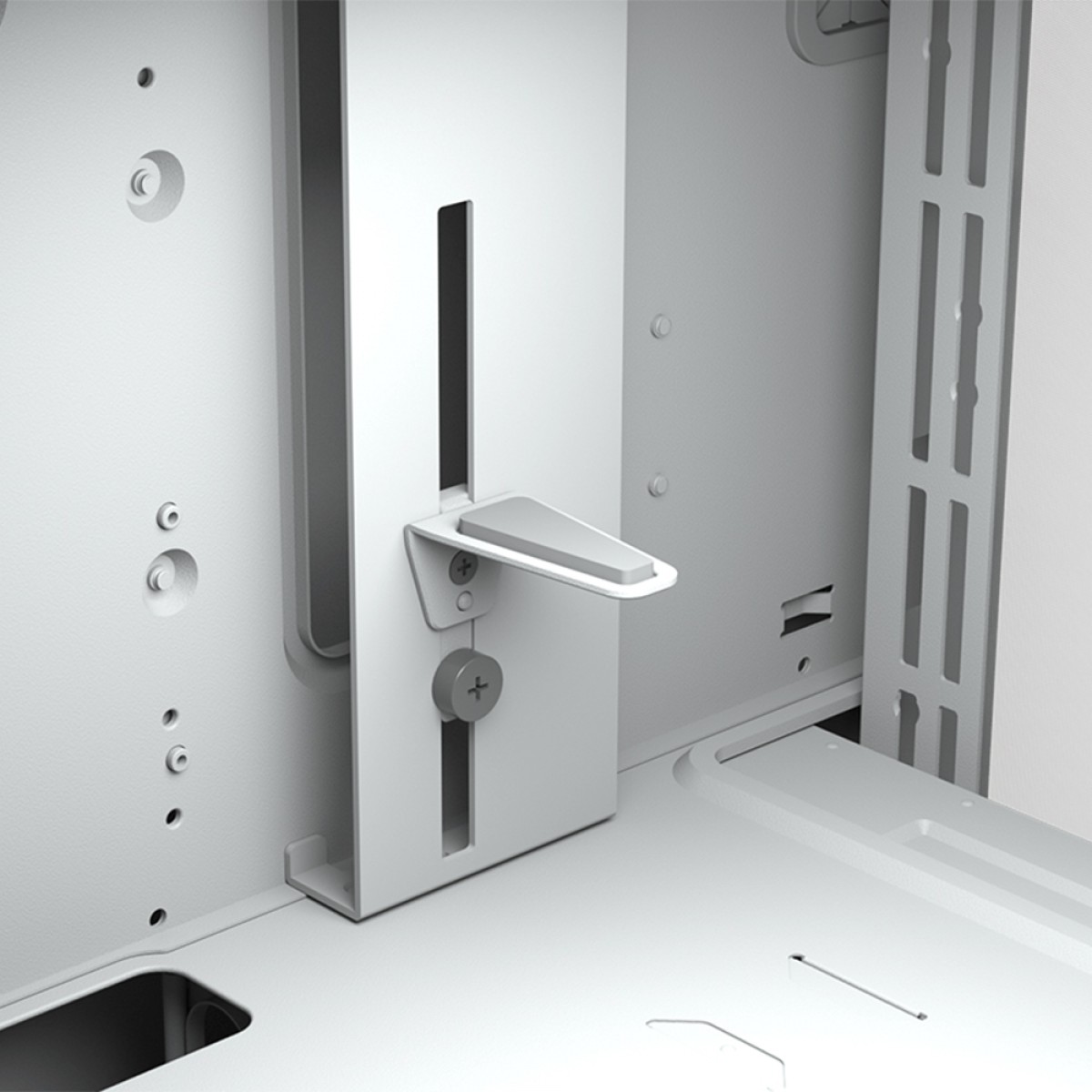 Gabinete Gamer Cougar Duoface PRO RGB, Mid Tower, Vidro Temperado, E-ATX, White, Sem Fonte, Com 4 Fans, 385AD10.0002