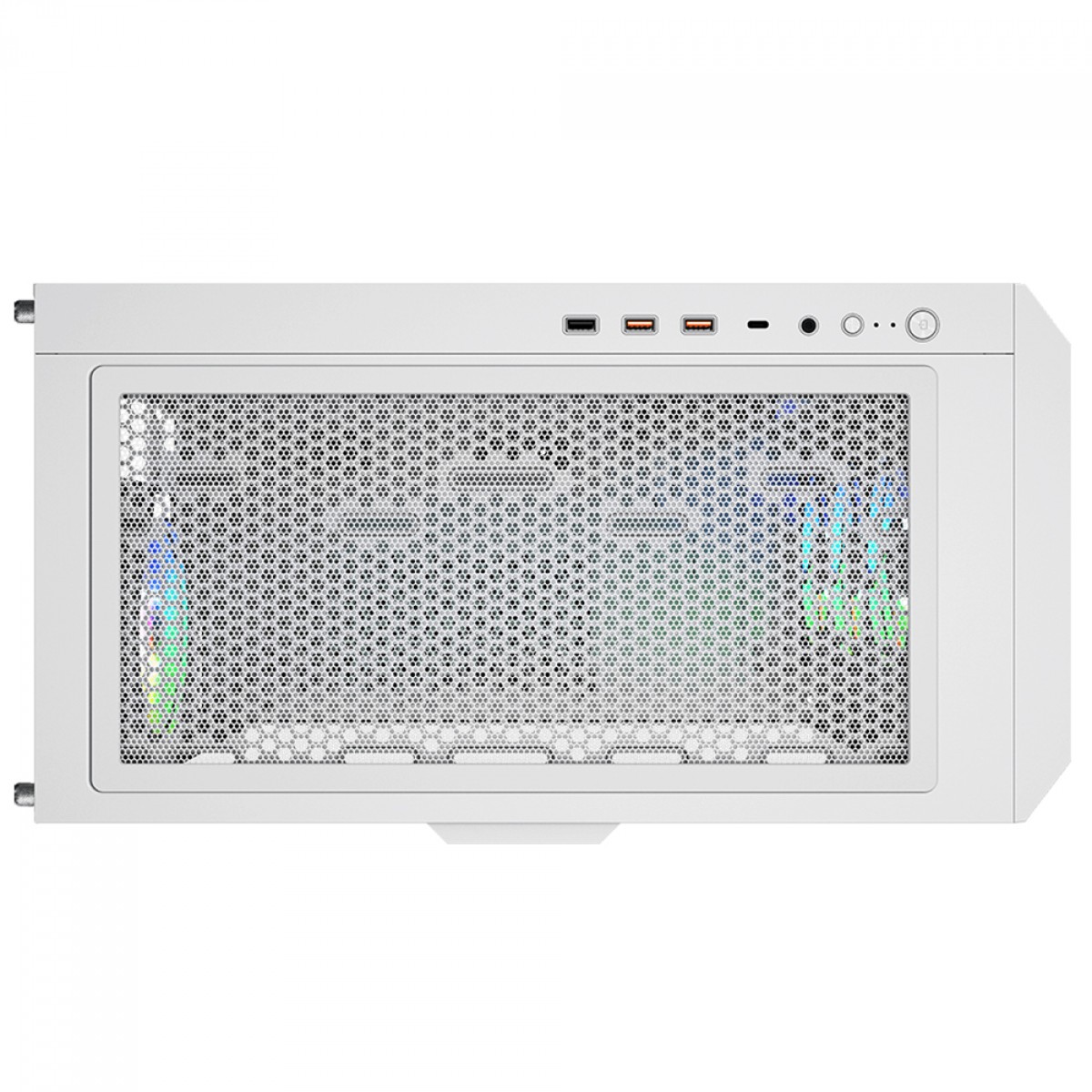 Gabinete Gamer Cougar Duoface PRO RGB, Mid Tower, Vidro Temperado, E-ATX, White, Sem Fonte, Com 4 Fans, 385AD10.0002