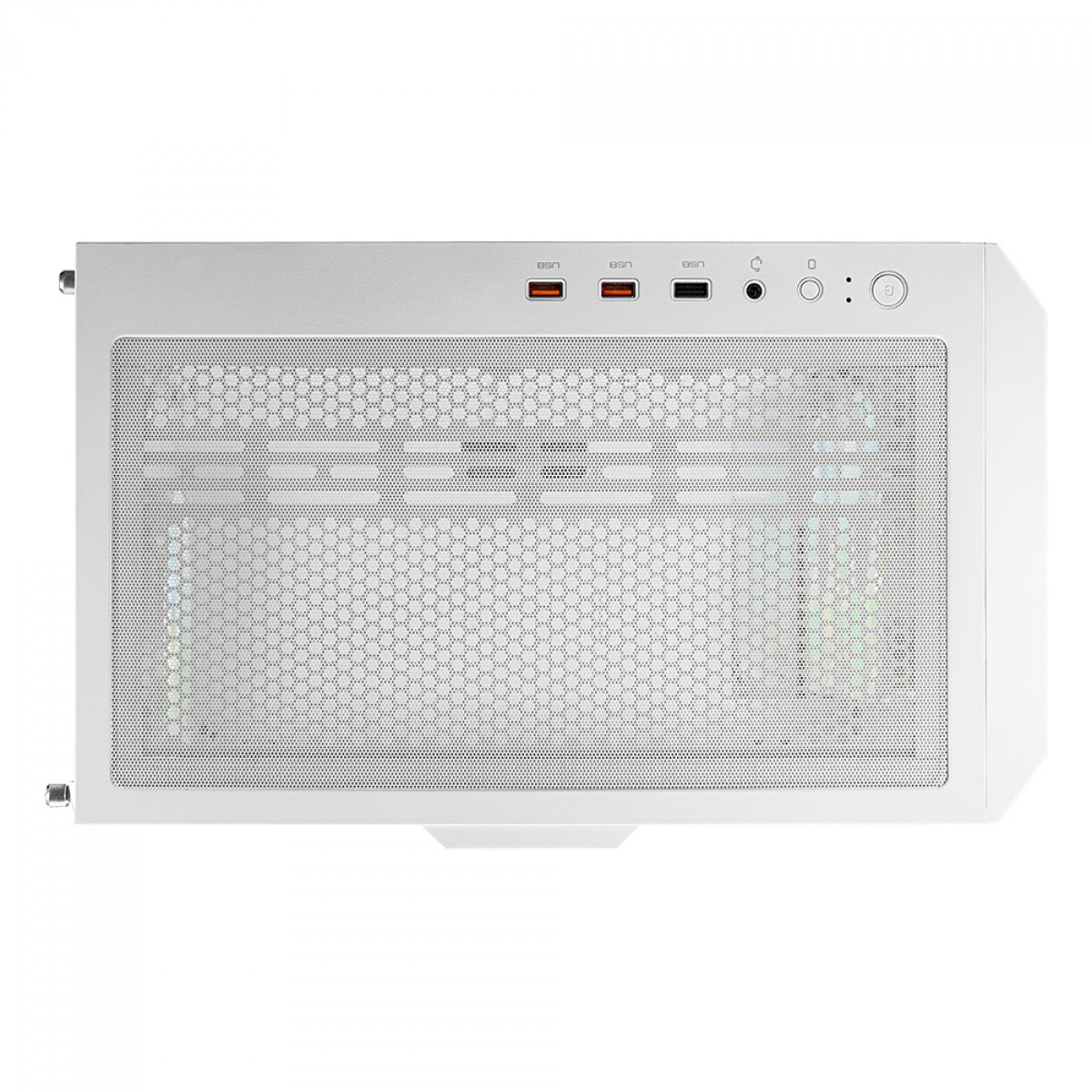 Gabinete Gamer Cougar Duoface RGB, Mid Tower, Vidro Temperado, E-ATX, White, Sem Fonte, Com 3 Fans, 385ZD10.0003