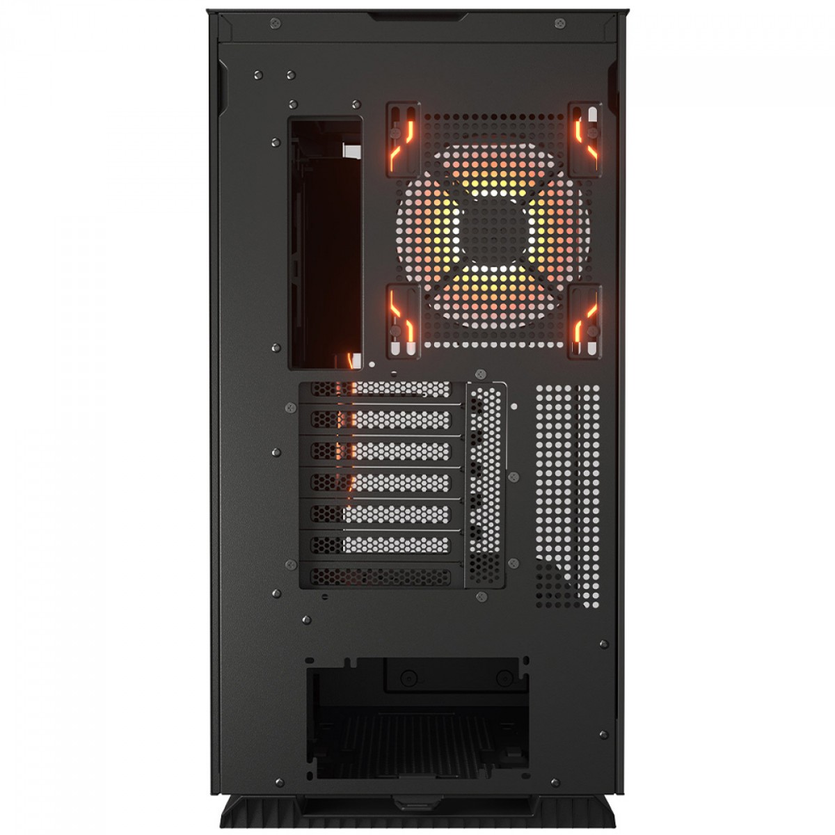 Gabinete Gamer Cougar FV270 RGB, Mid Tower, Vidro Temperado, EATX, Com 4 Fans, Preto, 3858M60.0005