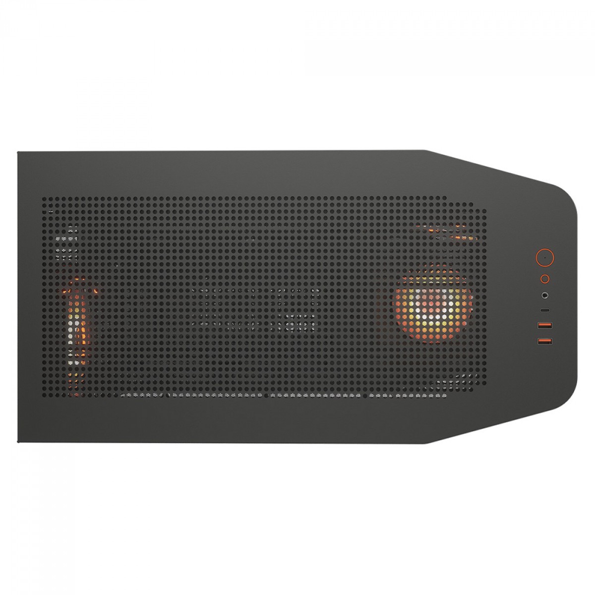 Gabinete Gamer Cougar FV270 RGB, Mid Tower, Vidro Temperado, EATX, Com 4 Fans, Preto, 3858M60.0005