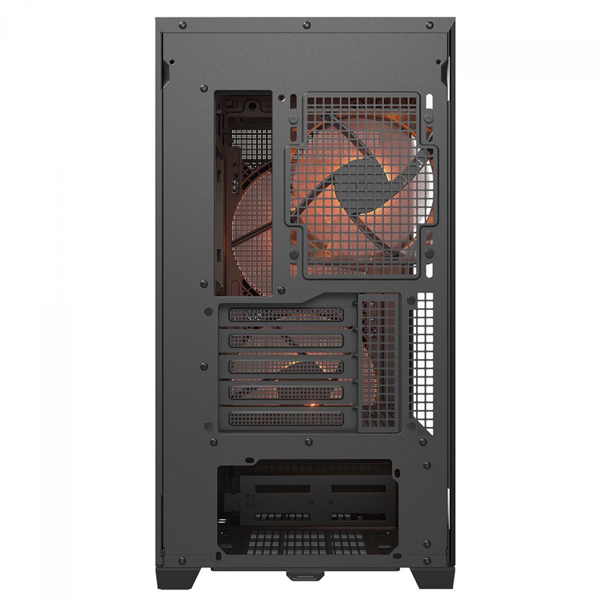 Gabinete Gamer Cougar MX600 Mini RGB, Mini Tower, Vidro Temperado, MATX, Com 3 Fans, Preto, 385GC90.0001