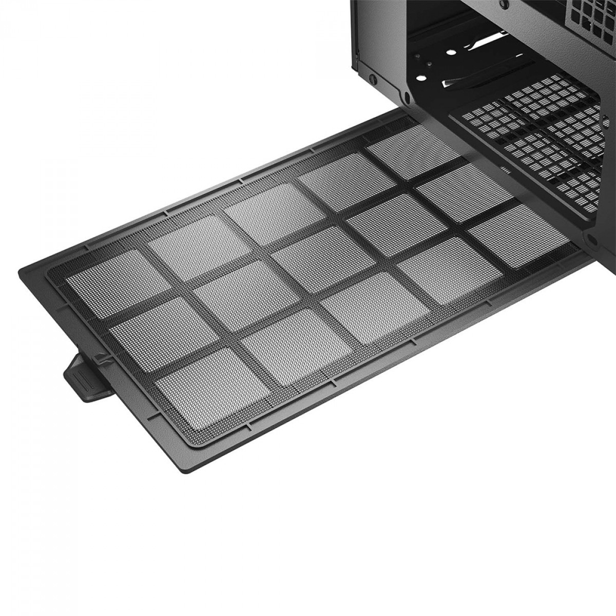 Gabinete Gamer Cougar MX600 Mini RGB, Mini Tower, Vidro Temperado, MATX, Com 3 Fans, Preto, 385GC90.0001