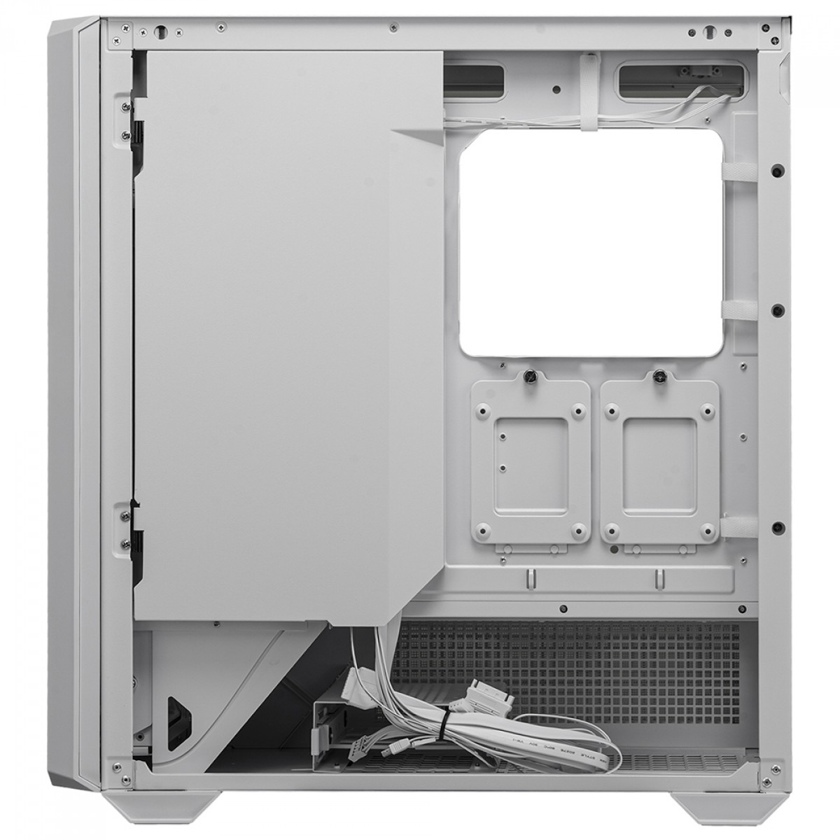 Gabinete Gamer Cougar MX600 RGB White, Full Tower, Vidro Temperado, EATX, Com 4 Fans, Branco, 3857C90.0002