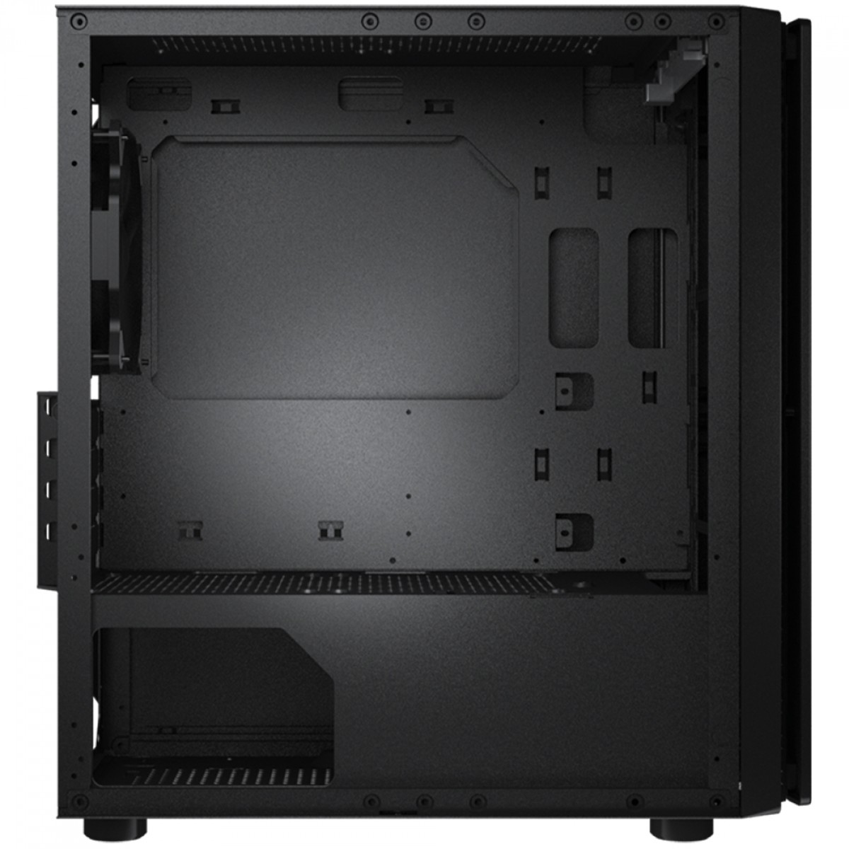 Gabinete Gamer Cougar Purity, Mini Tower, MATX, Com 1 Fan, Preto, 385PC40.0003