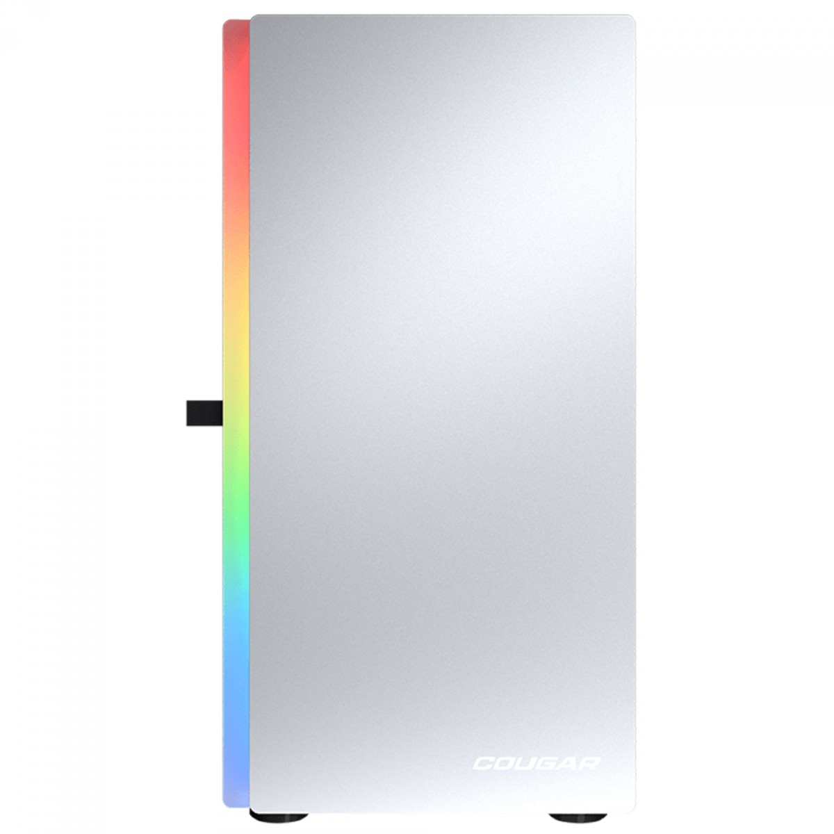Gabinete Gamer Cougar Purity RGB White, Mini Tower, Vidro Temperado, mATX, Com 1 Fan, Branco, 385PC40.0002