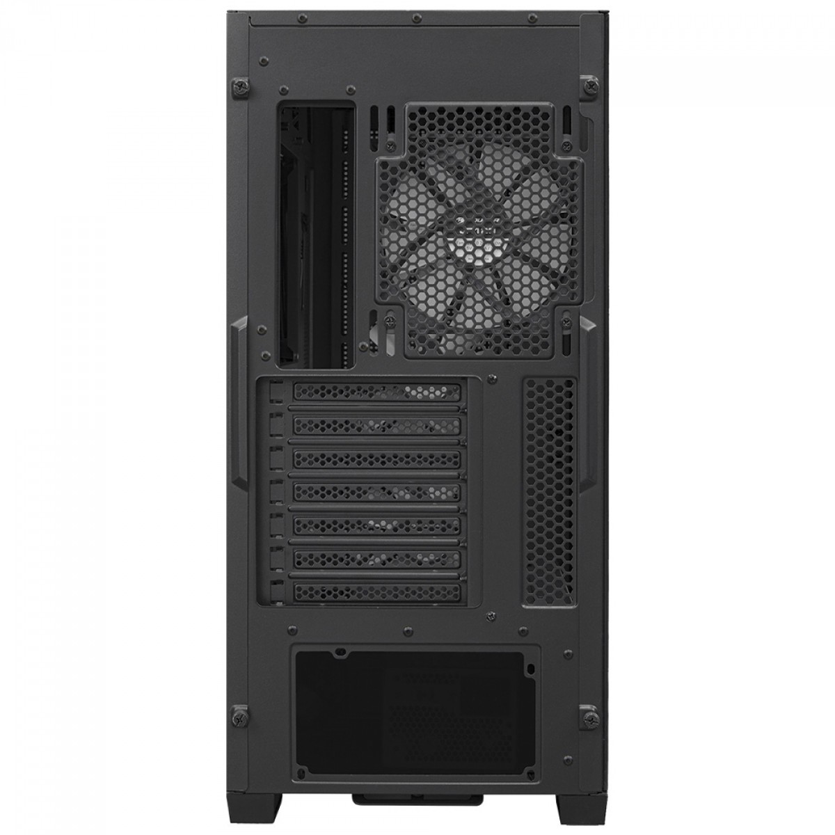Gabinete Gamer Cougar Uniface RGB, Mid Tower, Vidro Temperado, EATX, Com 4 Fans, Preto, 385C780.0001