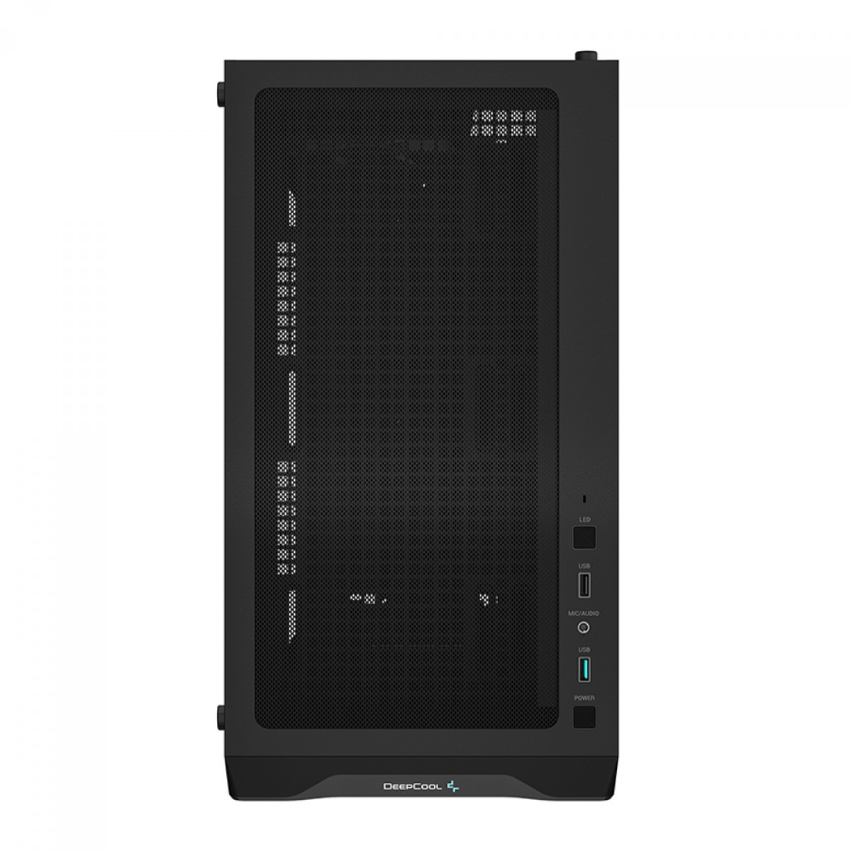 Gabinete Gamer DeepCool CC360 BK ARGB, Black, Mid Tower, Vidro Temperado, MATX, Sem Fonte, Com 3 Fans, R-CC360-BKAPM3-G-1