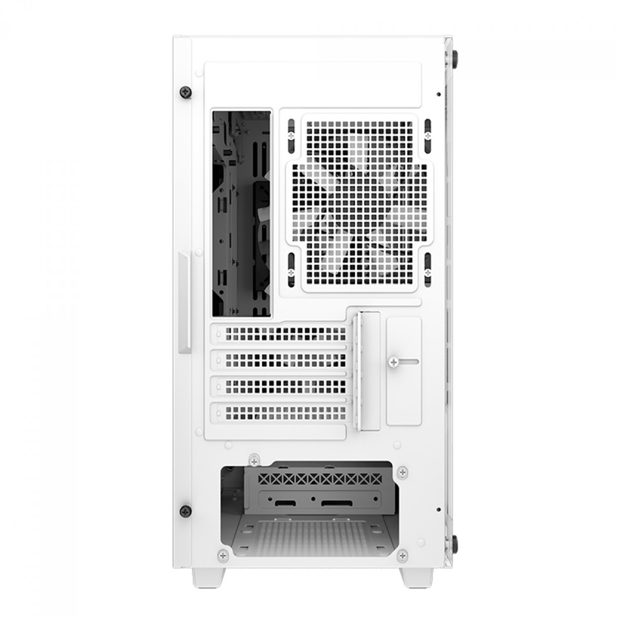 Gabinete Gamer DeepCool CC360 WH ARGB, White, Mid Tower, Vidro Temperado, MATX, Sem Fonte, Com 3 Fans, R-CC360-WHAPM3-G-1 