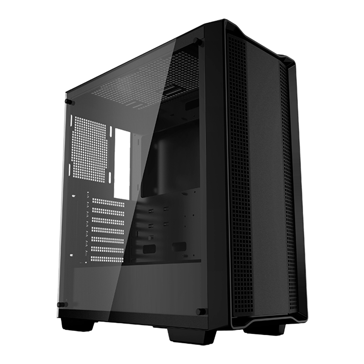 Gabinete Gamer DeepCool CC560 Limited, Black, Mid Tower, Vidro Temperado, ATX, Sem Fonte, Sem Fan, R-CC560-BKNAA0-C-1