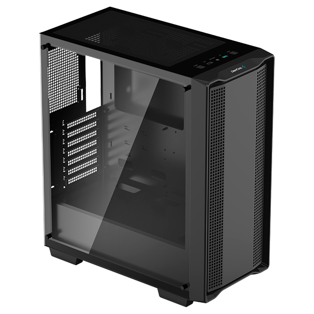 Gabinete Gamer DeepCool CC560 Limited, Black, Mid Tower, Vidro Temperado, ATX, Sem Fonte, Sem Fan, R-CC560-BKNAA0-C-1