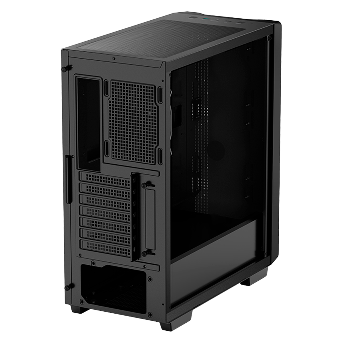 Gabinete Gamer DeepCool CC560 Limited, Black, Mid Tower, Vidro Temperado, ATX, Sem Fonte, Sem Fan, R-CC560-BKNAA0-C-1