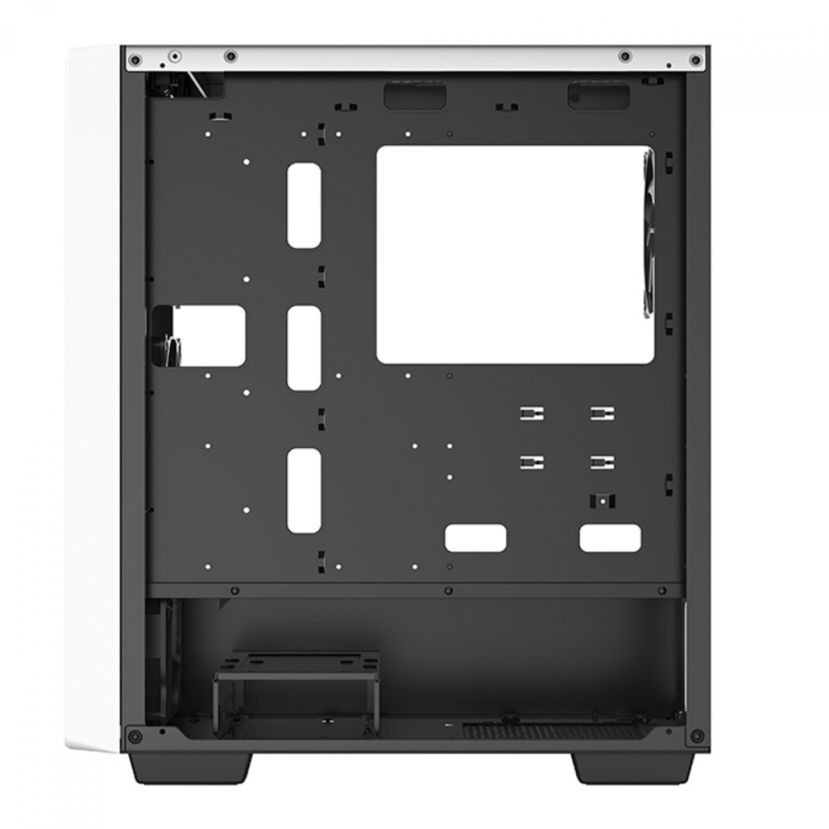 Gabinete Gamer DeepCool CC560 WH, White, Mid Tower, Vidro Temperado, ATX, Sem Fonte, Com 4 Fans, R-CC560-WHGAA4-G-1