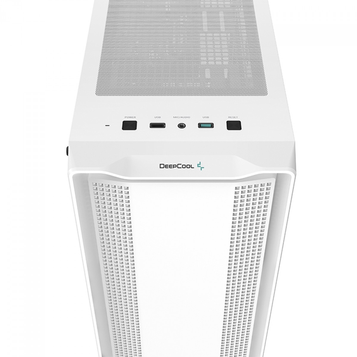Gabinete Gamer DeepCool CC560 WH Limited, White, Mid Tower, Vidro Temperado, ATX, Sem Fonte, Sem Fan, R-CC560-WHNAA0-C-1