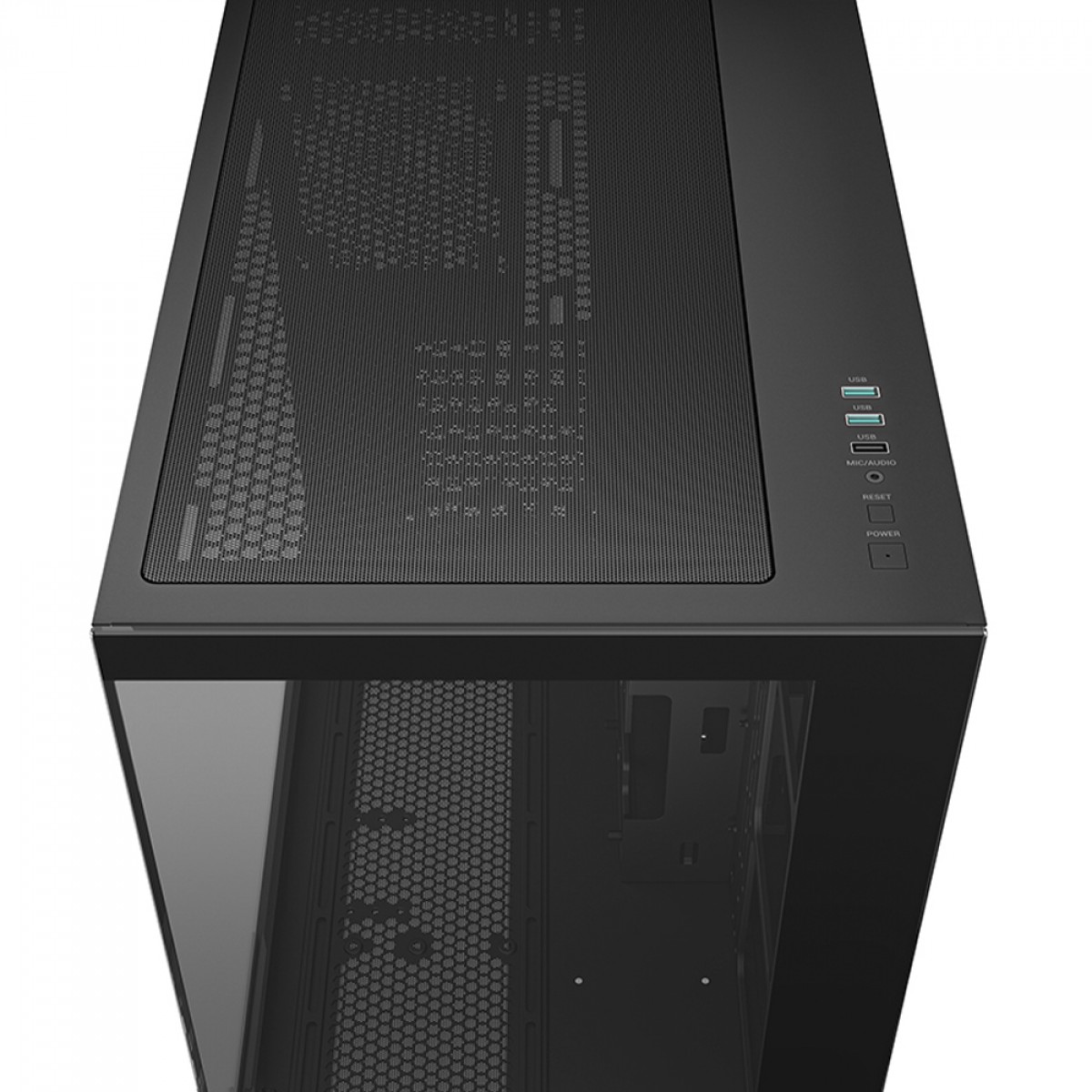 Gabinete Gamer DeepCool CG530, Mid Tower, Vidro Temperado, ATX, Sem Fonte, Sem Fans, Preto, R-CG530-BKNDA0-G-1