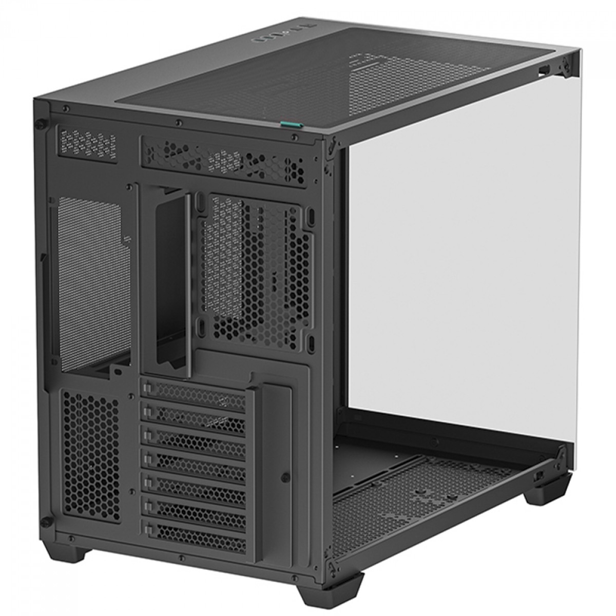 Gabinete Gamer DeepCool CG530, Mid Tower, Vidro Temperado, ATX, Sem Fonte, Sem Fans, Preto, R-CG530-BKNDA0-G-1