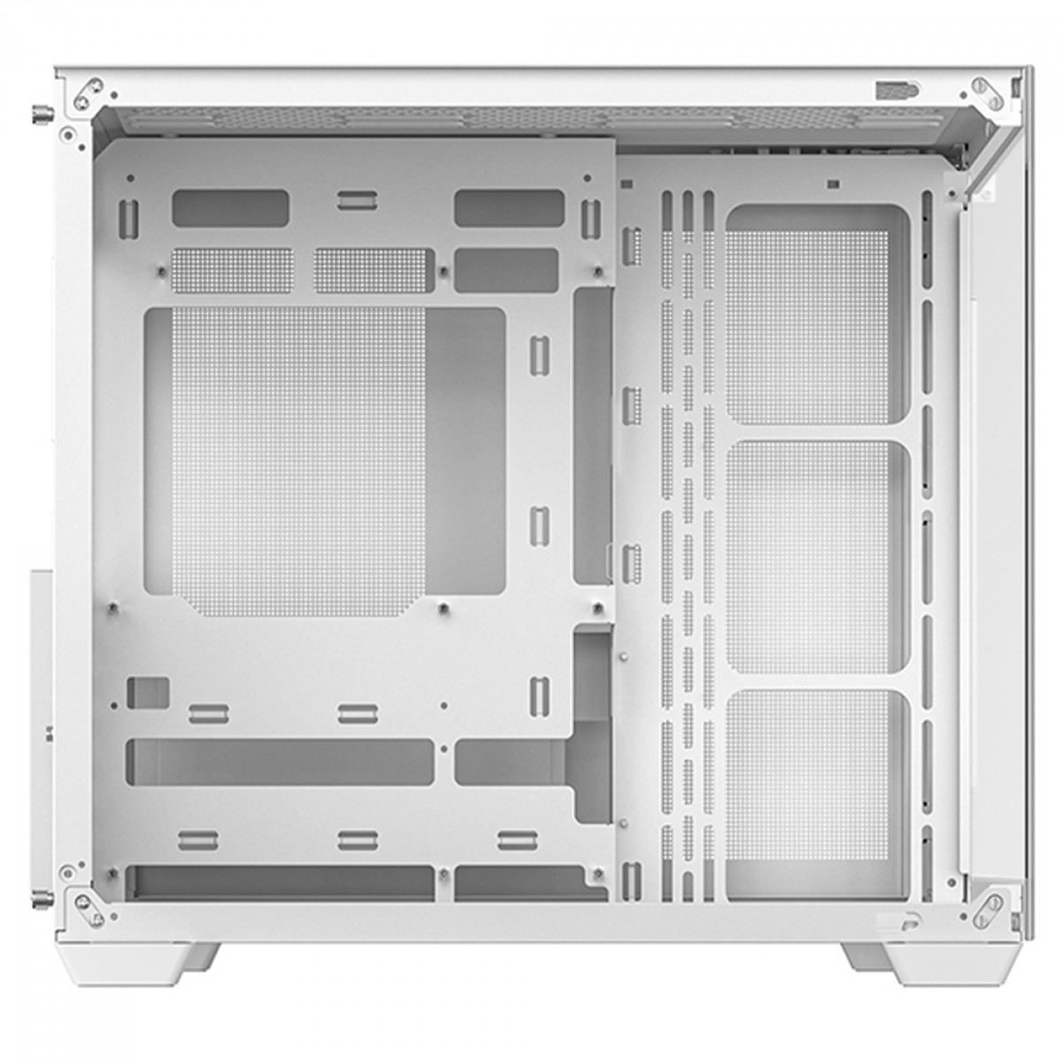 Gabinete Gamer DeepCool CG530 WH, Mid Tower, Vidro Temperado, ATX, Sem Fonte, Sem Fans, Branco, R-CG530-WHNDA0-G-1