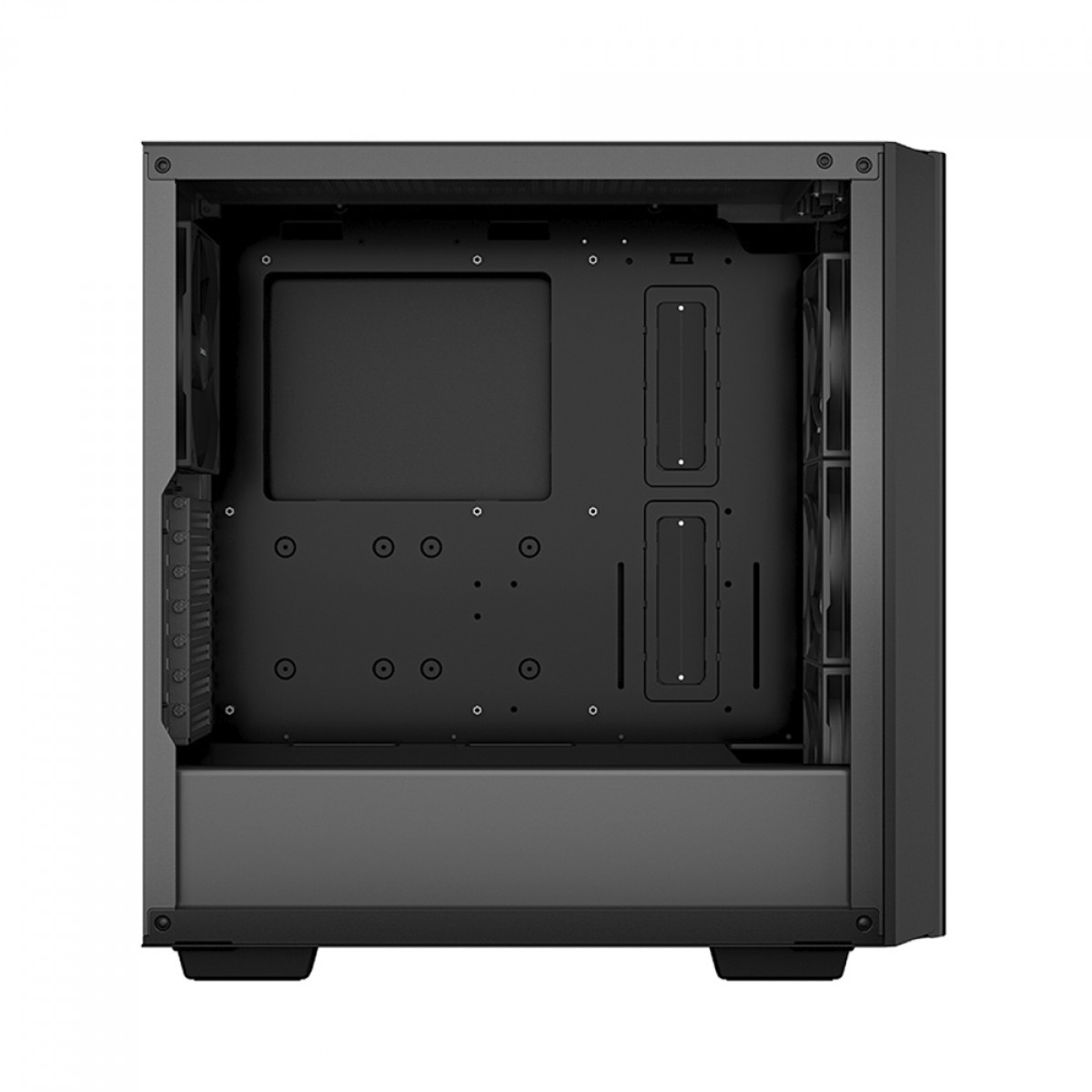Gabinete Gamer DeepCool CG540, Mid Tower, RGB, Vidro Temperado, Black, E-ATX, Sem Fonte, Com 4 Fans, R-CG540-BKAGE4-G-1