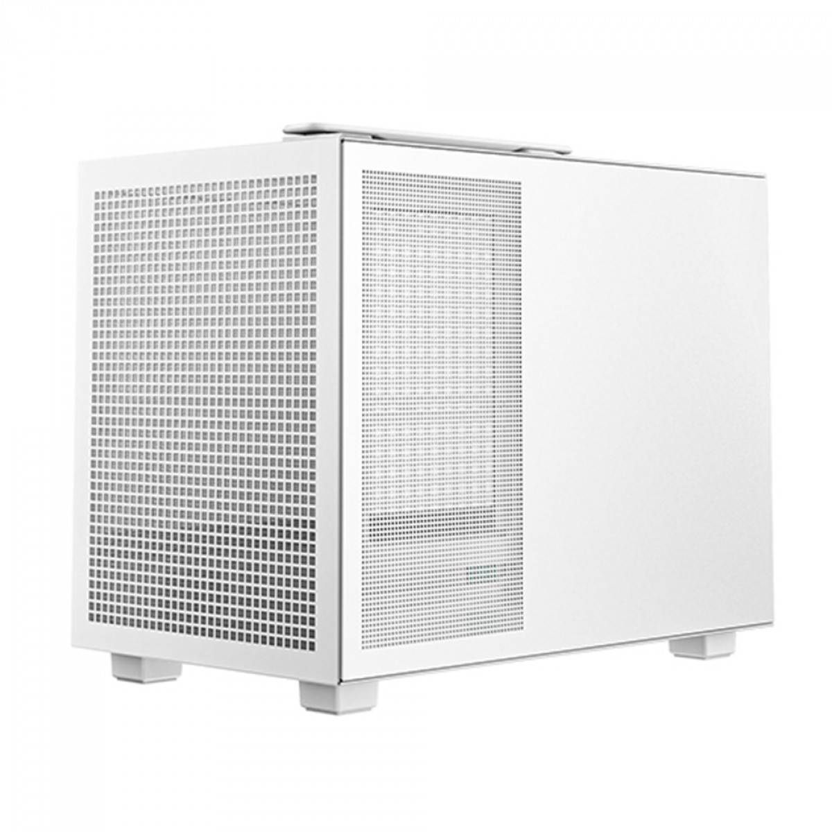 Gabinete Gamer DeepCool CH160 Mesh WH, Mini Tower, Mini-ITX, Branco, Sem Fonte, Sem Fans, R-CH160-WHNMI0-G-1