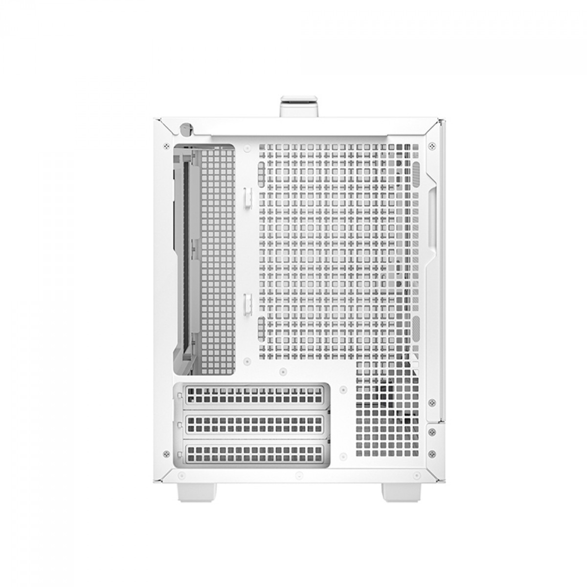 Gabinete Gamer DeepCool CH160 Mesh WH, Mini Tower, Mini-ITX, Branco, Sem Fonte, Sem Fans, R-CH160-WHNMI0-G-1