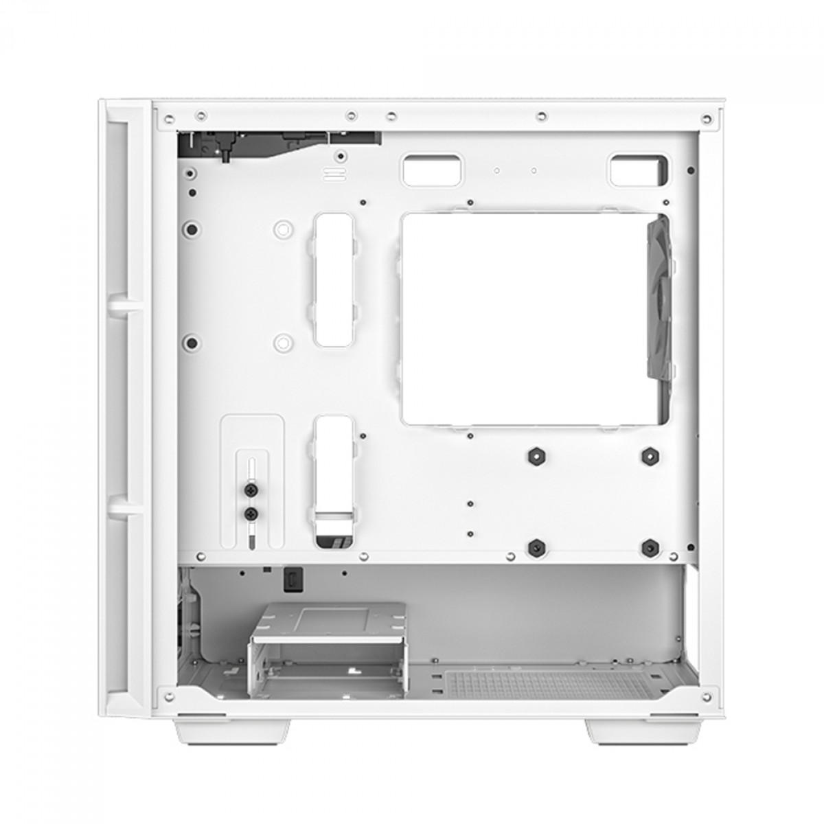 Gabinete Gamer DeepCool CH360 Digital WH, Mid Tower, Vidro Temperado, M-ATX, White, Sem Fonte, Com 3 Fans ARGB, R-CH360-WHAPE3D-G-1